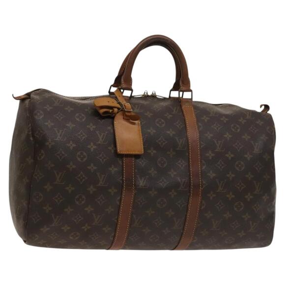 LOUIS VUITTON Monogram Keepall 55 Boston Bag M41424 - Picture 1 of 16